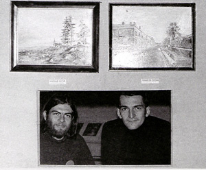 Ivan Sotnikov and Timur Novikov, Zero Object, 1982. Kirov Palace of Culture, Leningrad