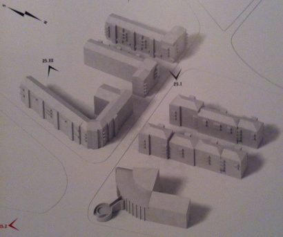 A scale model of the Pogodinskaya Quarter. Courtesy of Archnadzor