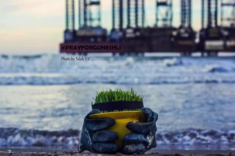 An improvised memorial to the victims. Photo: OWRPO site