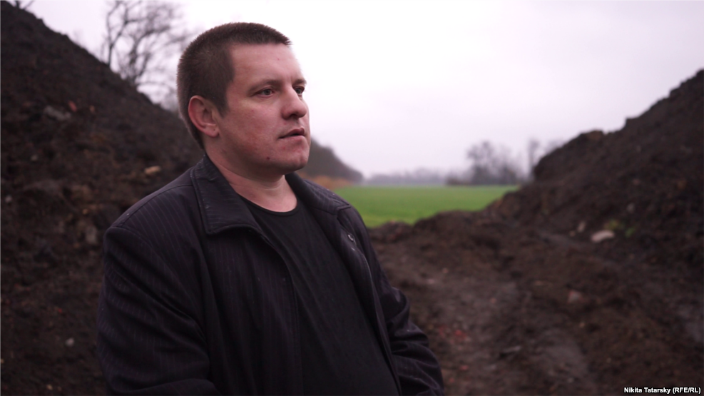 Alexei Volchenko, leader of the Polite Farmers movement. Photo courtesy of Nikita Tatarsky (RFE/RL)