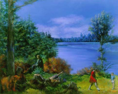 Komar & Melamid, Russia's Most Wanted Painting, 1995. Image courtesy of Dia Art Foundation