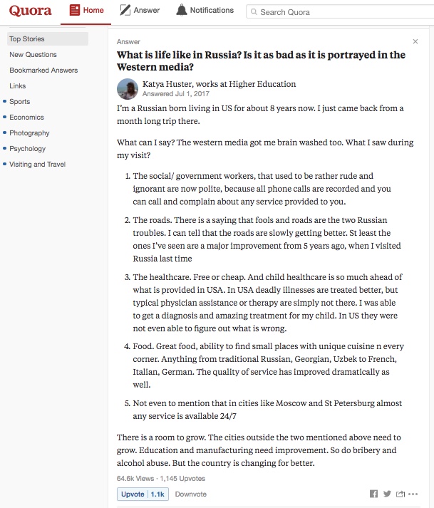 quora-life in russia